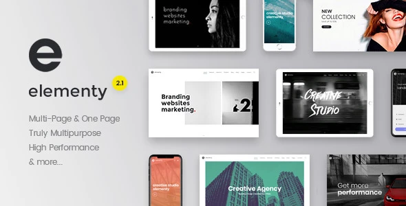 Elementy – Multipurpose One & Multi Page Template